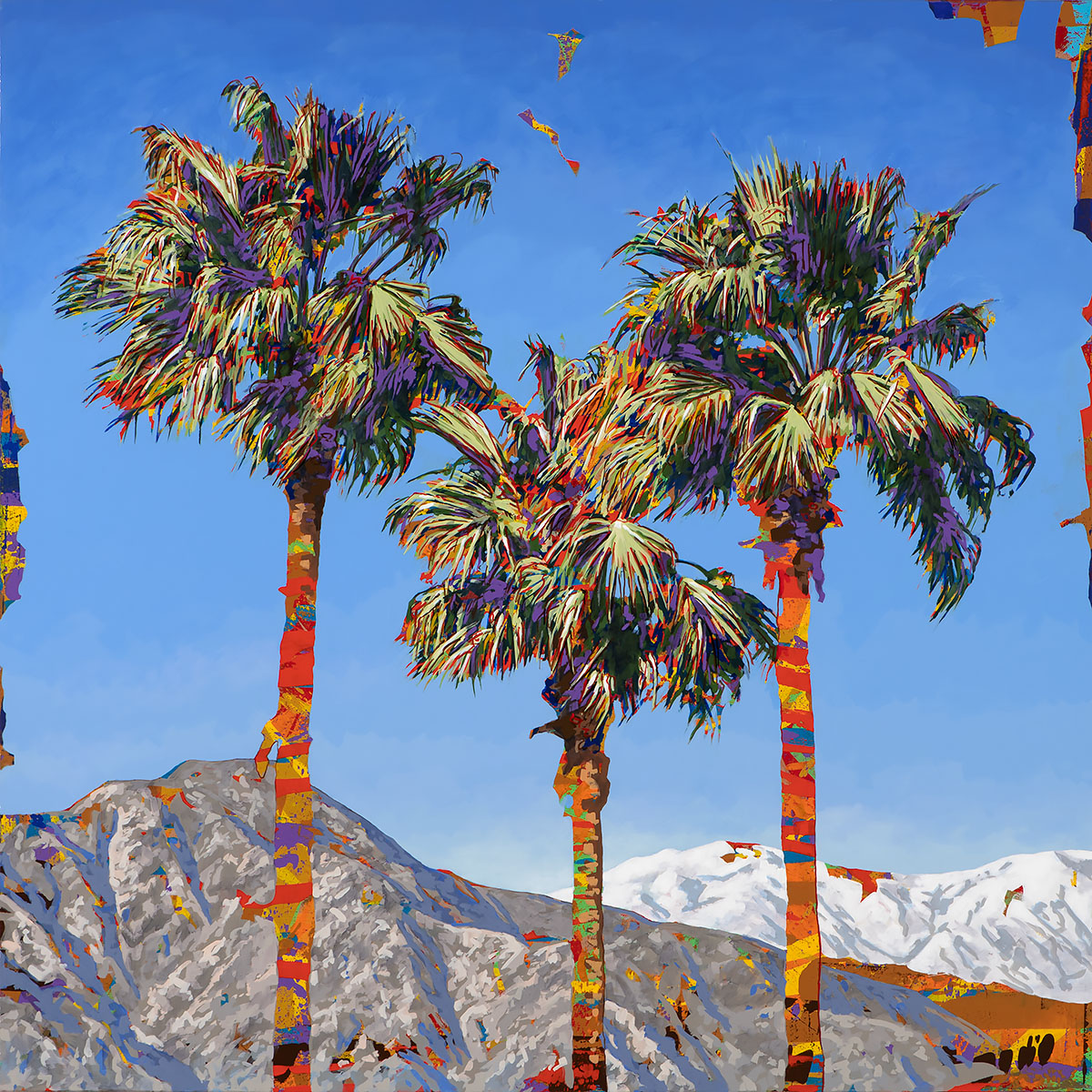 California Dreaming #3, painting by Los Angeles artist David Palmer, acrylic on canvas, art